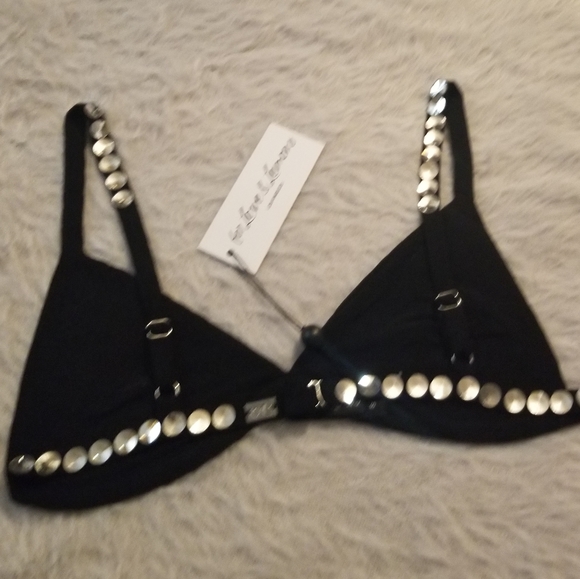 For Love and Lemons Black Jackpot Bralette NWT - Picture 9 of 12